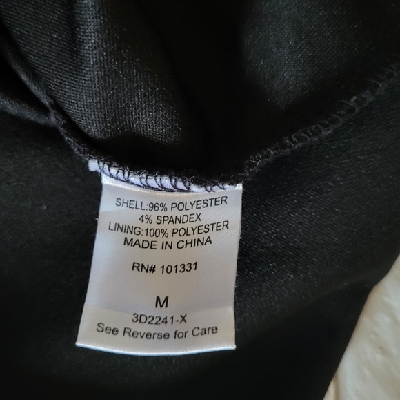 Charlotte Russe Elegant Black  Asymmetrical Dress, Size Medium - Picture 4 of 4